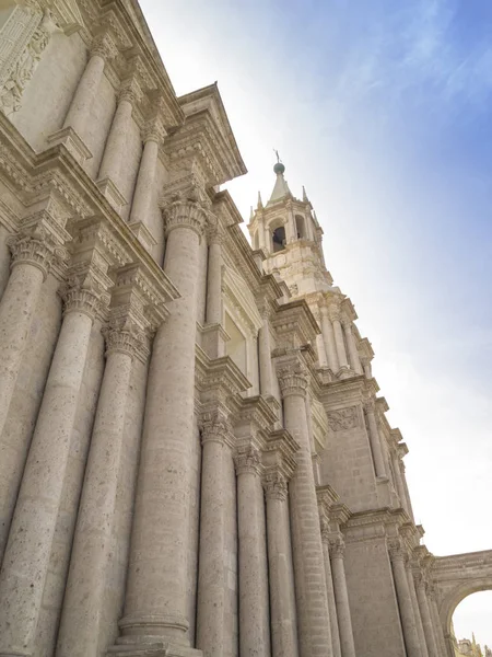 Olld Spansk Arkitektur Cathedral Arequipa Arequipa Peru — Stockfoto