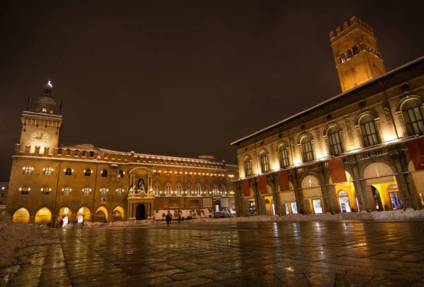 Plaza Principal Bolonia Italia — Foto de Stock