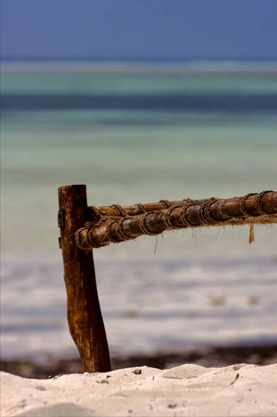 Strand Und Meer Der Küste Sansibars — Stockfoto