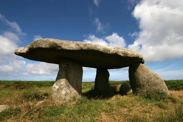 Lanyon Quoit Dolmen Болотиста Місцевість Поблизу Penzance Корнуоллі — стокове фото