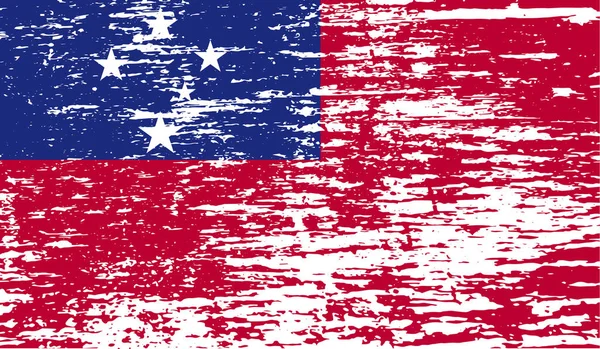 Flagge Aus Samoa Mit Alter Textur Illustration — Stockfoto