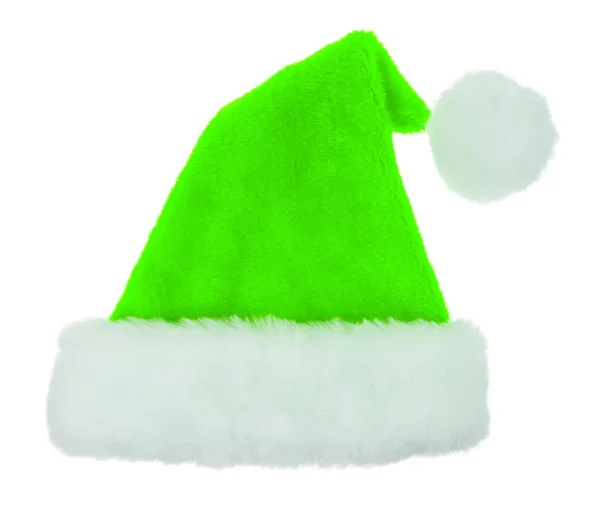 Sombrero Santa Simple Aislado Fondo Blanco —  Fotos de Stock