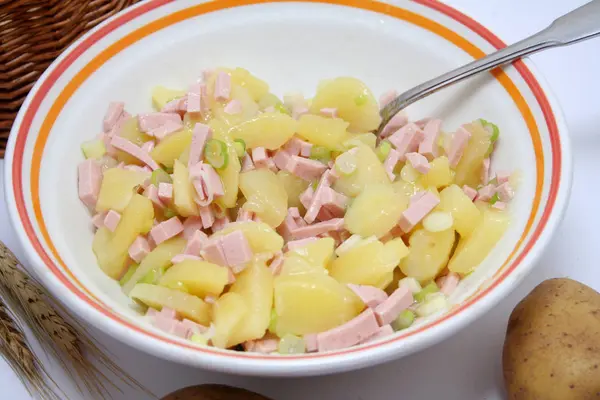 Salată Proaspătă Cartofi — Fotografie, imagine de stoc