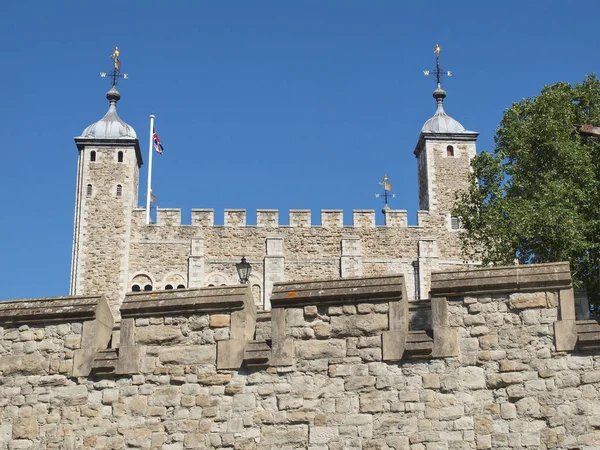 Tower London Středověký Hrad Vězení — Stock fotografie