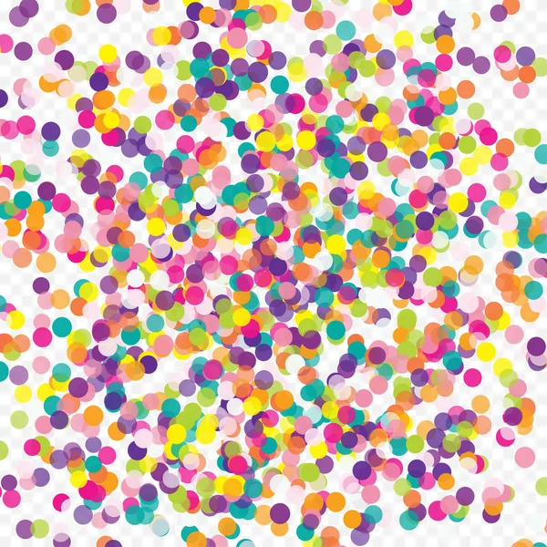 Confeti Papel Multicolor Sobre Fondo Transparente Decoraciones Navideñas Realistas Volando —  Fotos de Stock