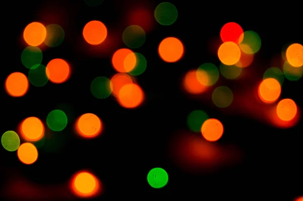 Bokeh Christmas Lights Abstract Background Коммерческого Назидательного Использования — стоковое фото