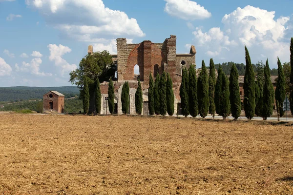 Абатство Сан Galgano Тоскана Італія — стокове фото