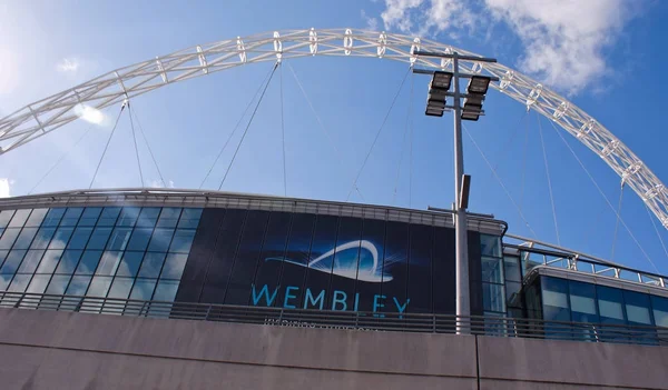 Leerer Eingang Zum Wembley Stadion — Stockfoto