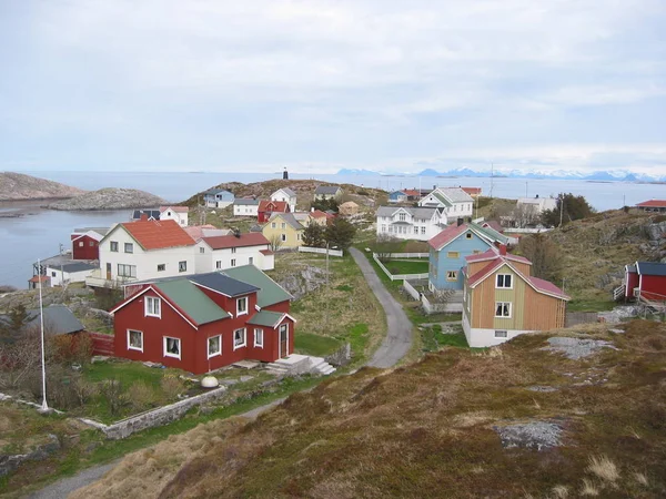 Small Society Living Island North Norway — Stock Photo, Image