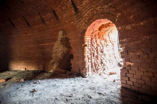 Ruinas Una Fábrica Industrial Muy Contaminada Lugar Era Conocido Como — Foto de Stock