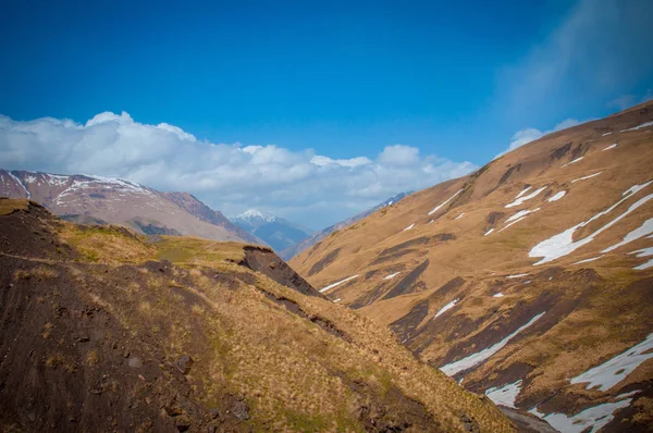 Vista Panorámica Las Montañas Del Cáucaso Georgia — Foto de Stock