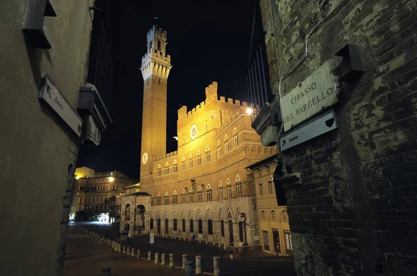 Siena Una Joya Arquitectura Medieval Toscana — Foto de Stock