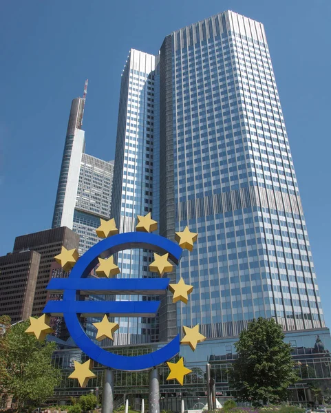 Banca Centrale Europea Francoforte Sul Meno Germania — Foto Stock