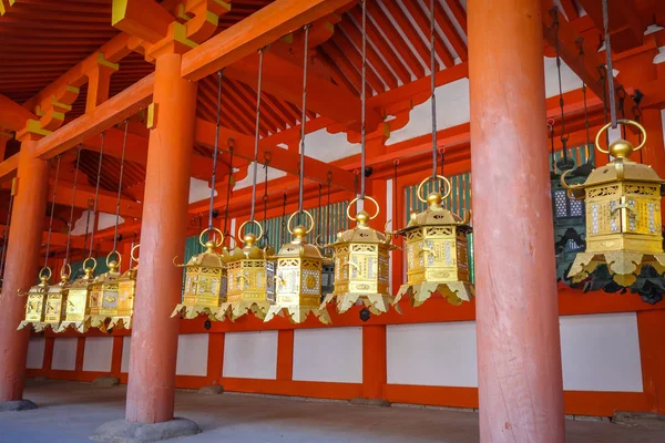 Templo Del Santuario Kasuga Taisha Parque Nara Japón — Foto de Stock