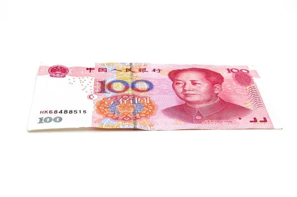 Billete 100 Yuanes Chinos — Foto de Stock