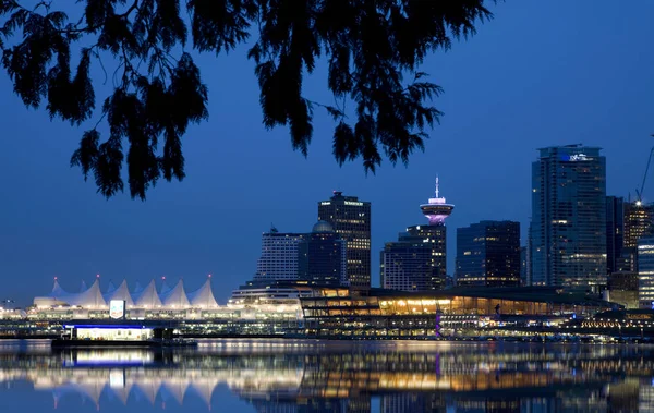 Vancouver Skyline Canadá Centro Oeste Fim Cidade — Fotografia de Stock