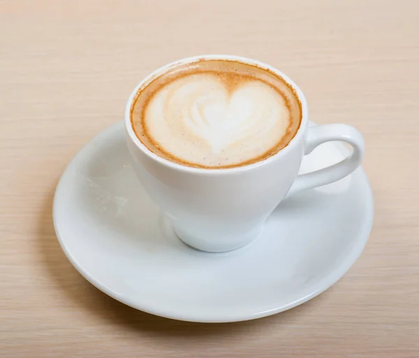 Cappuccino Cup Coffee Närbild — Stockfoto