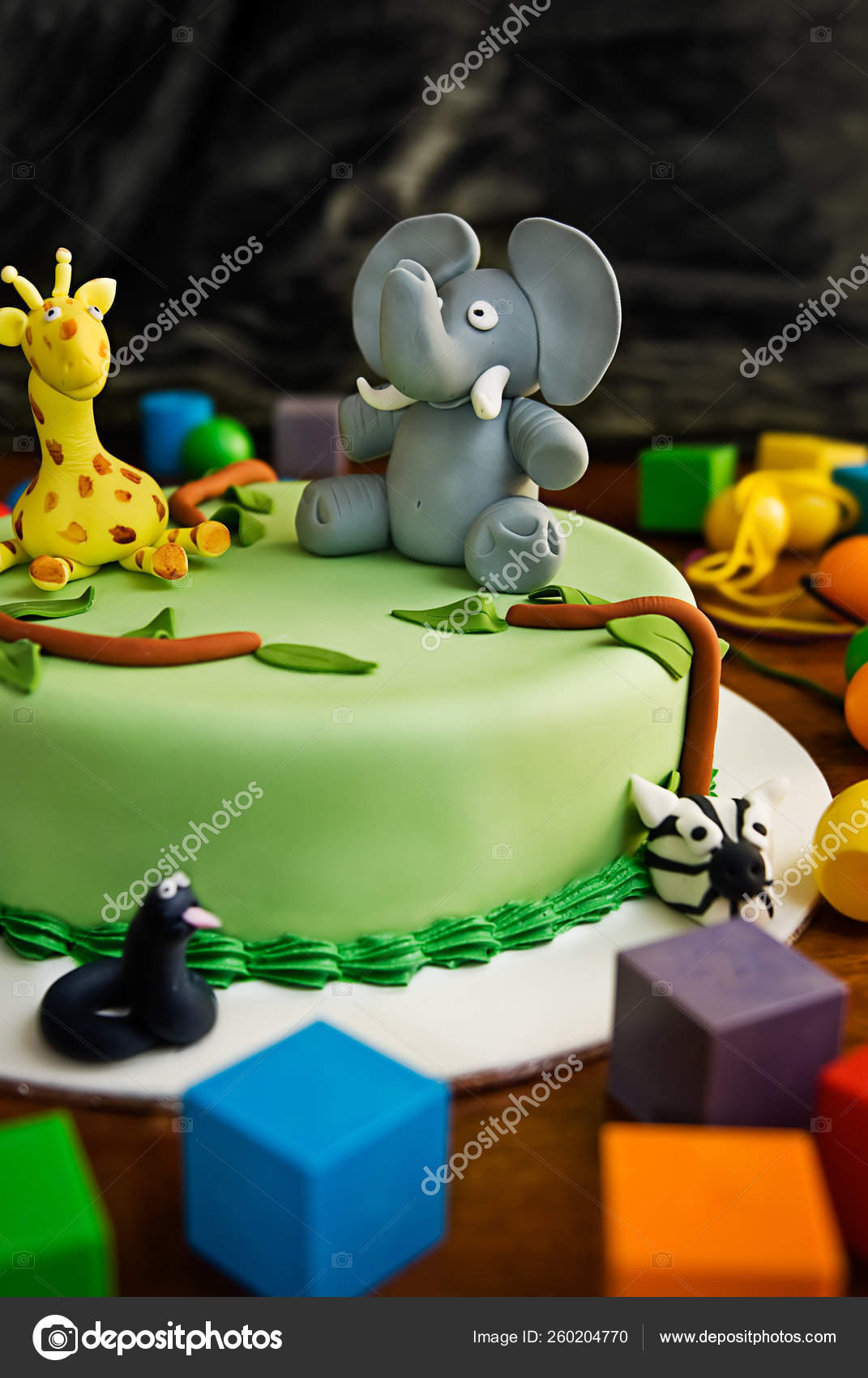 elephant building blocks