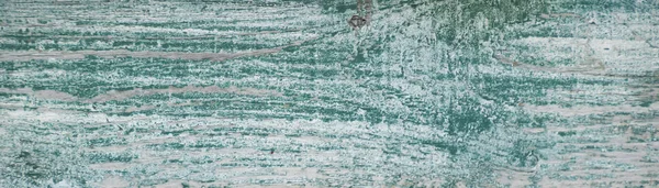Indossato Bordo Verniciato Bianco Intemperie Con Sotto Verde — Foto Stock