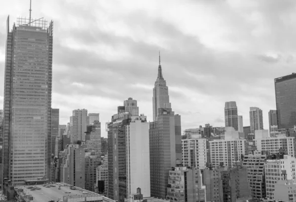 Vista Aérea Ciudad Nueva York Skyline — Foto de Stock