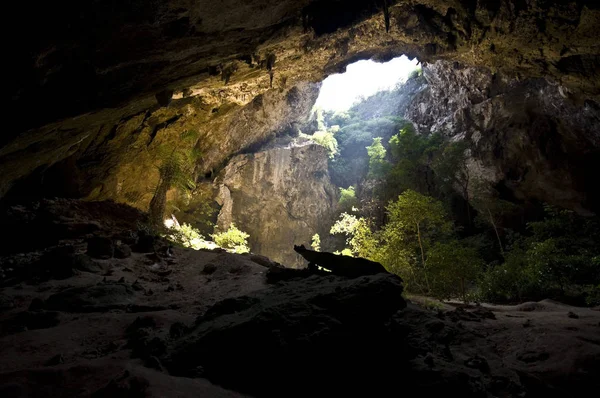 Famosa Cueva Tham Phraya Nakhon Parque Nacional Khao Sam Roi — Foto de Stock