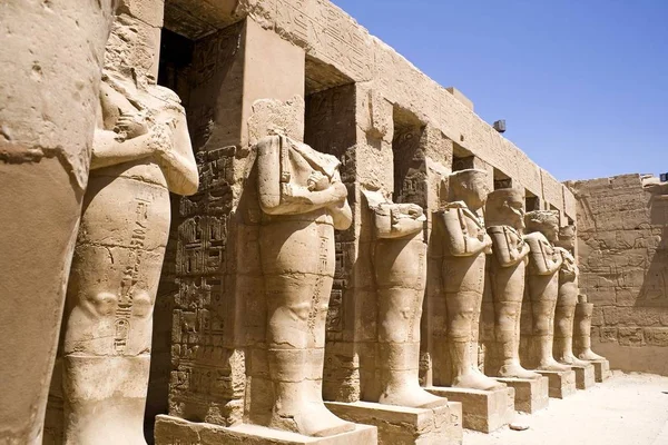 埃及卢克索卡纳克神庙图片 — 图库照片