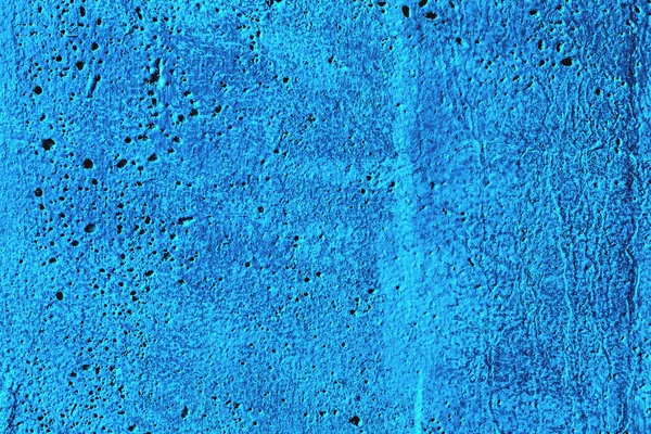 Grunge Plâtre Ciment Béton Texture Murale Couleur Bleue — Photo