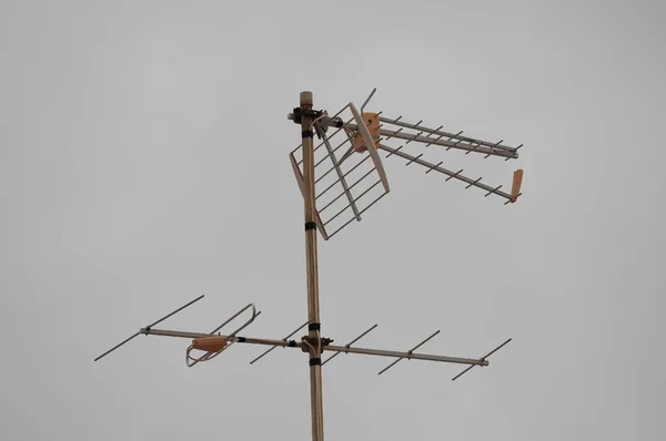 Antenne Tetto Sopra Cielo Nuvoloso Isole Canarie Spagna — Foto Stock