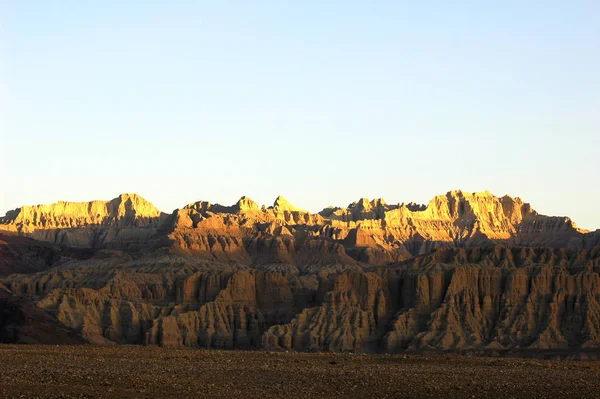 Landschap Van Bergen Hooglanden Van Tibet — Stockfoto