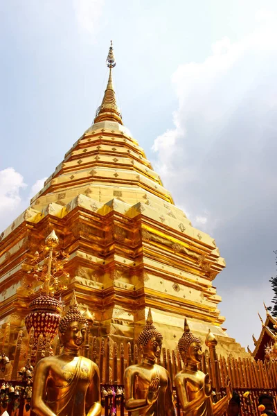 Wat Phrathat Doi Suthep Tempel Chiangmai — Stockfoto