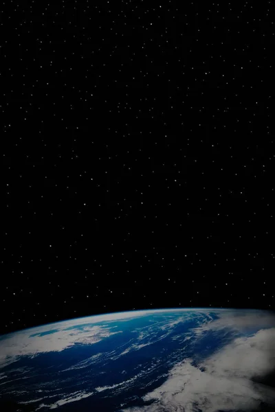 Kendi Evrenimizin Gökyüzünde Gece Dünya Yıldızların Basit Bir Arka Plan — Stok fotoğraf