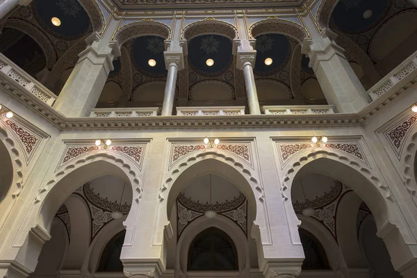 Vista Sull Interno Della Biblioteca Nazionale Sarajevo — Foto Stock