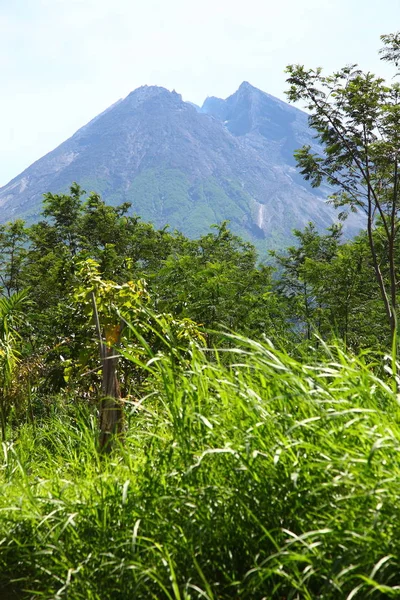 Mont Merapi Est Toujours Actif Toujours Visité Par Les Alpinistes — Photo