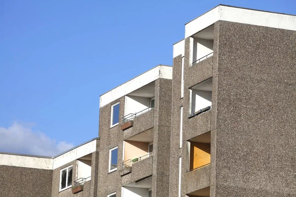 Bloco Condenado Apartamentos Para Demolição — Fotografia de Stock