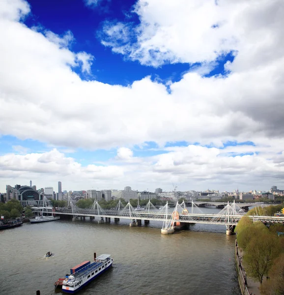 Vista Aérea Cidade Londres Partir London Eye — Fotografia de Stock