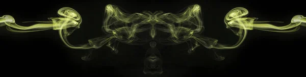 抽象的な背景ジョススティックのカラフルな煙 — ストック写真