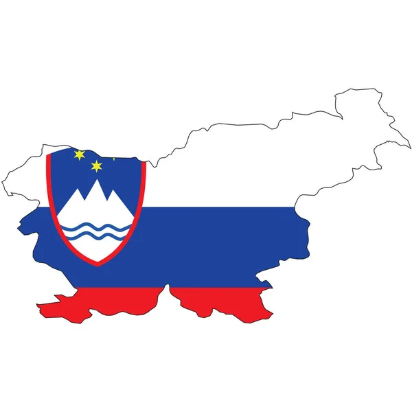 그것에 슬로베니아의 국기와 — 스톡 사진