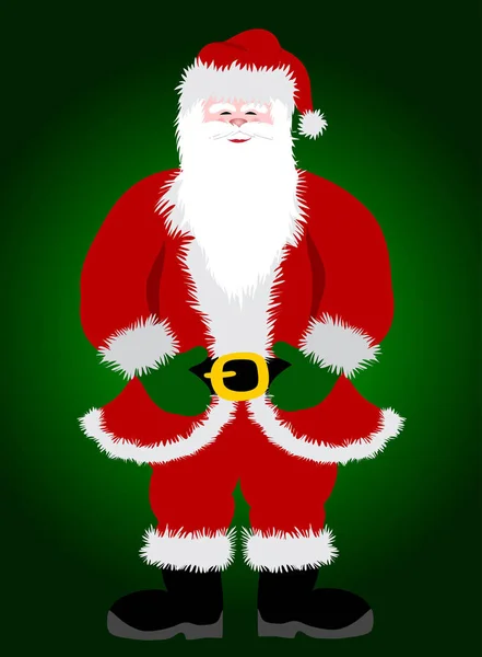 Santa Clausule Illustratie Close — Stockfoto