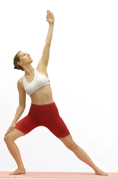 Chica Haciendo Ejercicio Aeróbico — Foto de Stock