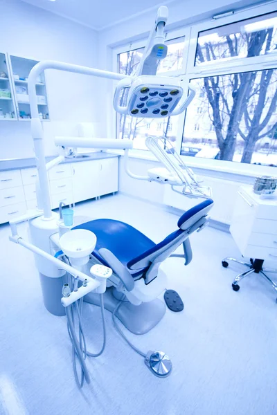 Bureau Dentiste Équipement Concept Tonalité Colorée Lumineuse — Photo
