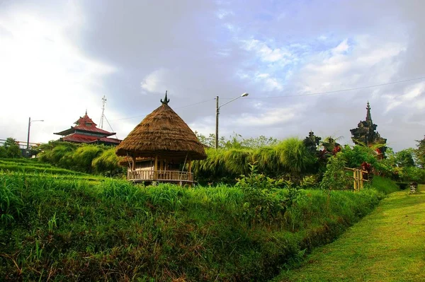 Pueblo Bali Que Forma Parte Una Red Ecoturismo Debido Sus — Foto de Stock