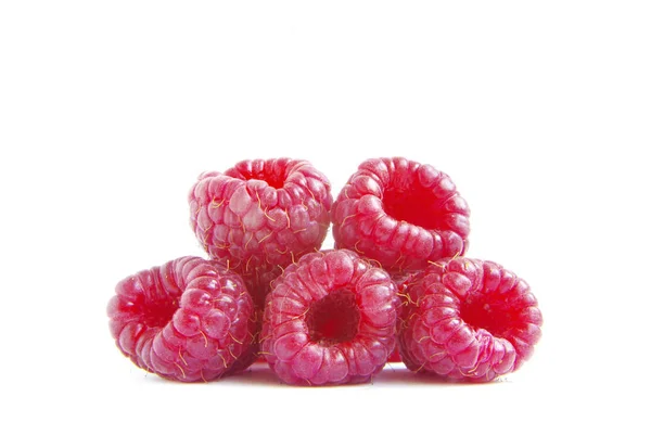 在白色背景上的成熟莓 — 图库照片