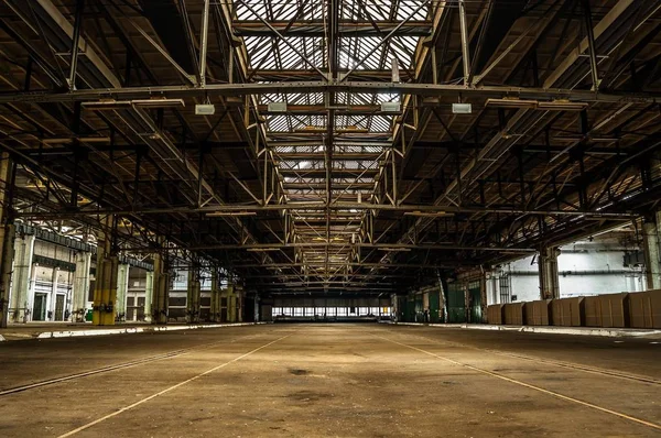 Industriella Inre Ett Fordon Reparation Station — Stockfoto