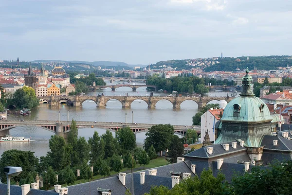 Vista Panorâmica Arquitetura Praga República Checa — Fotografia de Stock