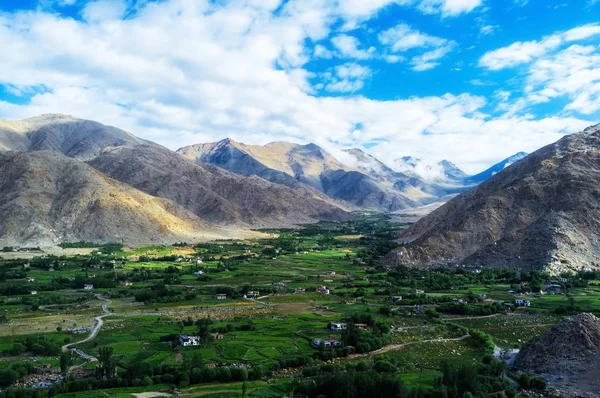 Krajobraz Naturalny Leh Ladakh Jammu Kaszmirze Indie — Zdjęcie stockowe