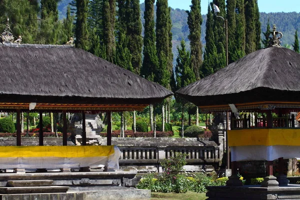 Templo Del Agua Lago Bratan Ulun Danu Bedungul Bali — Foto de Stock