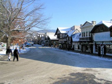 Front Street in Leavenworth clipart