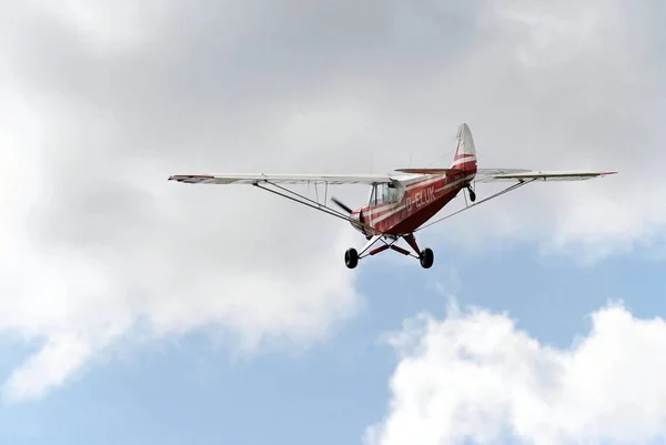 General Aviation Sporting Airplane Eisberg Airfield Swabian Alb Baden Wuerttemberg — Fotografia de Stock