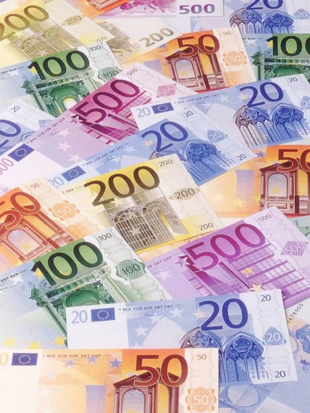 Close Van Euro Geld — Stockfoto