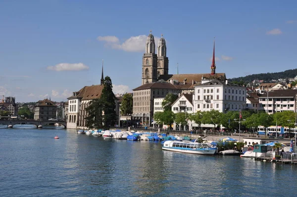 Vista Zurique Setembro — Fotografia de Stock